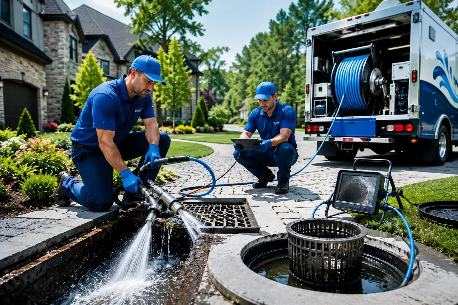 Local outdoor drain cleaning professionals in Claremont, NH